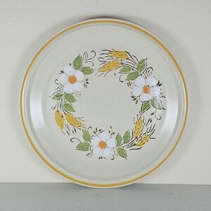 Vintage 12 inch Hearthside Garden Festival‎ "Prairie Flowers" Stoneware serving